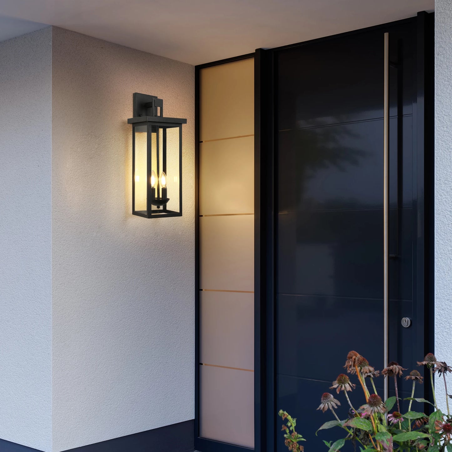 ARLGSITEC Outdoor Wall Lantern With Dusk To Dawn Sensor