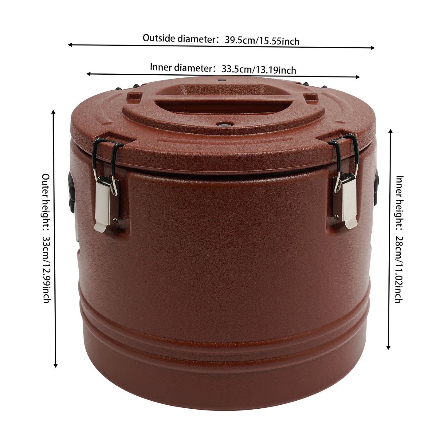 Stainless Steel Commercial Food Warmer Insulated Carrier