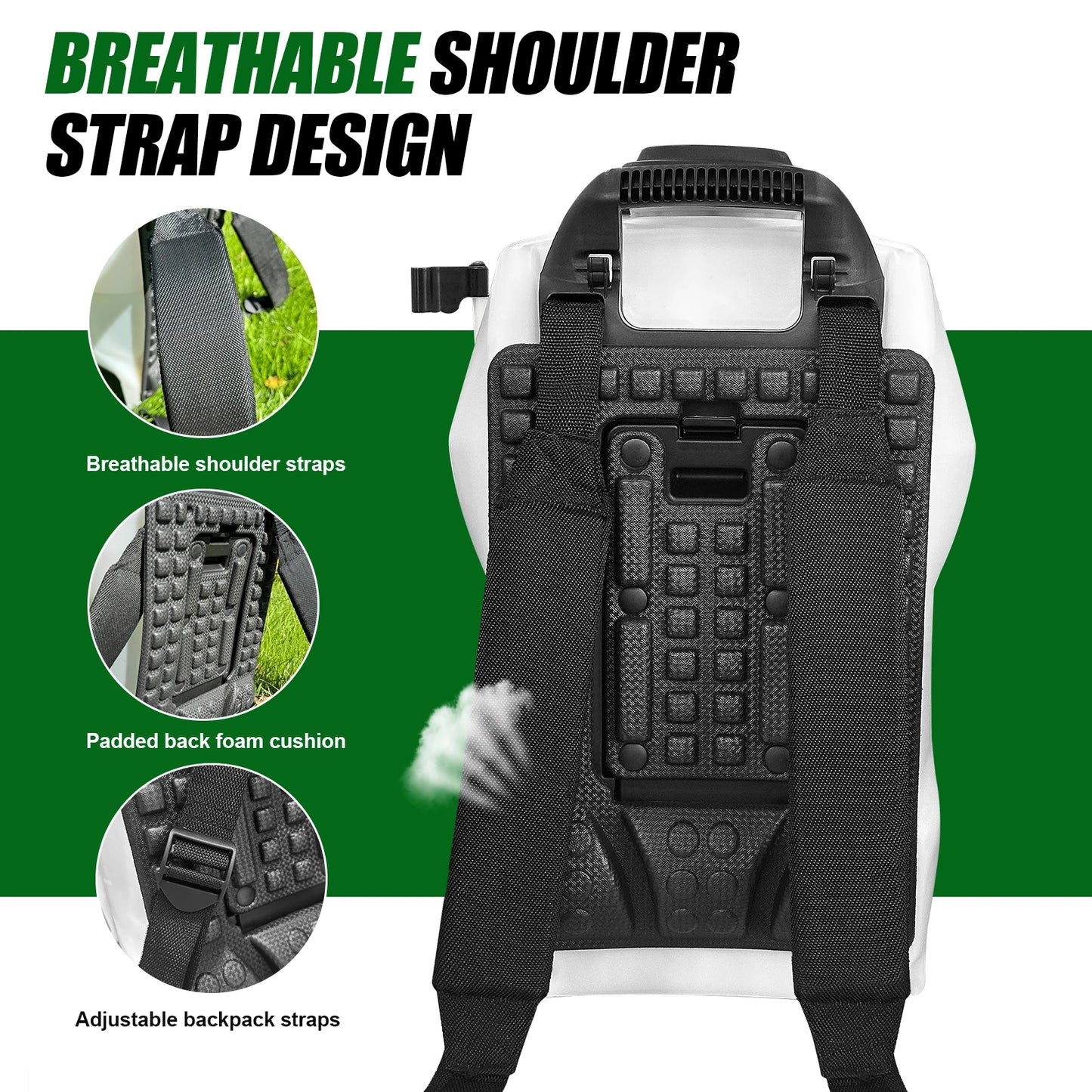 Backpack Sprayer, Battery Powered, 75 PSI, Includes Battery And Charger