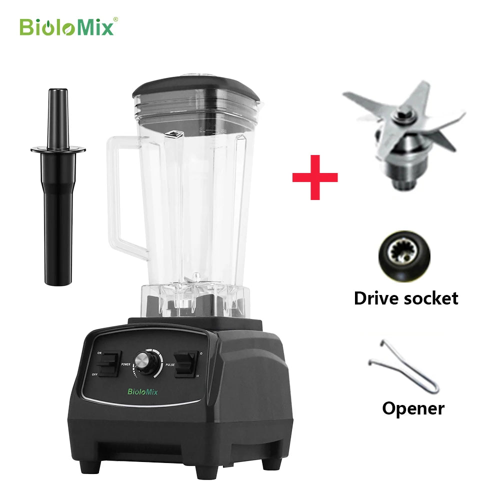 Biolomix BPA Free 3HP 2200W Commercial Blender Mixer Juicer