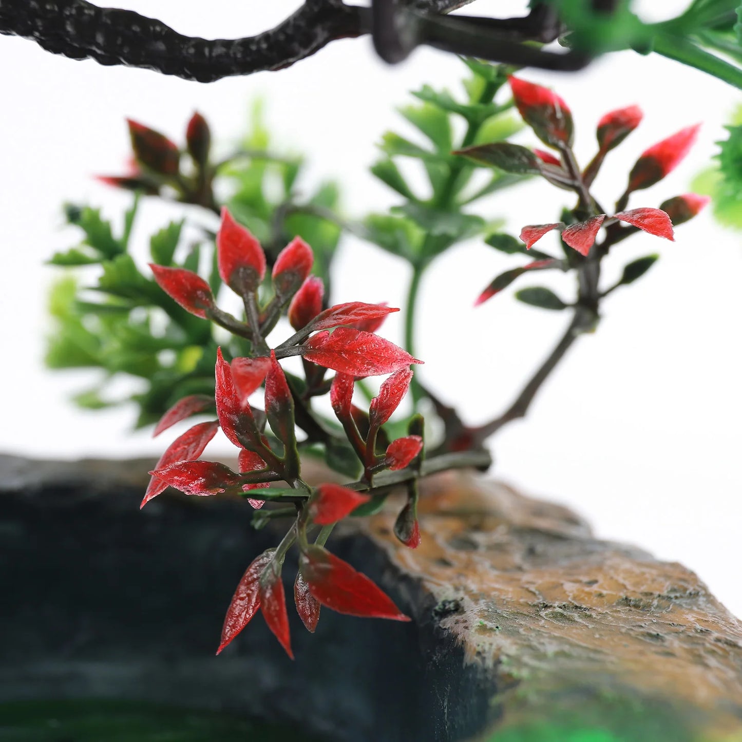 Indoor Desktop Fountain Waterfall Decor With Color Changing LED Lighting
