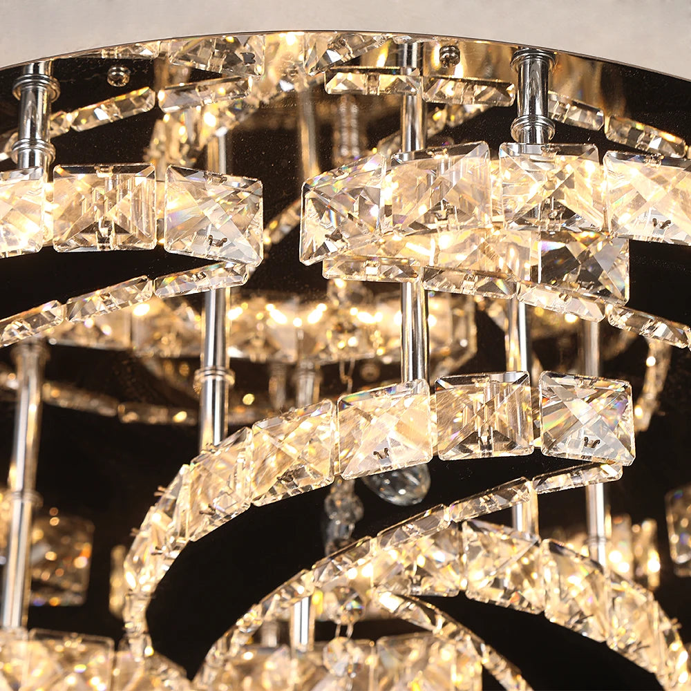 VETRULUS Luxury K9 Crystal Chandelier Modern Ceiling Lamp