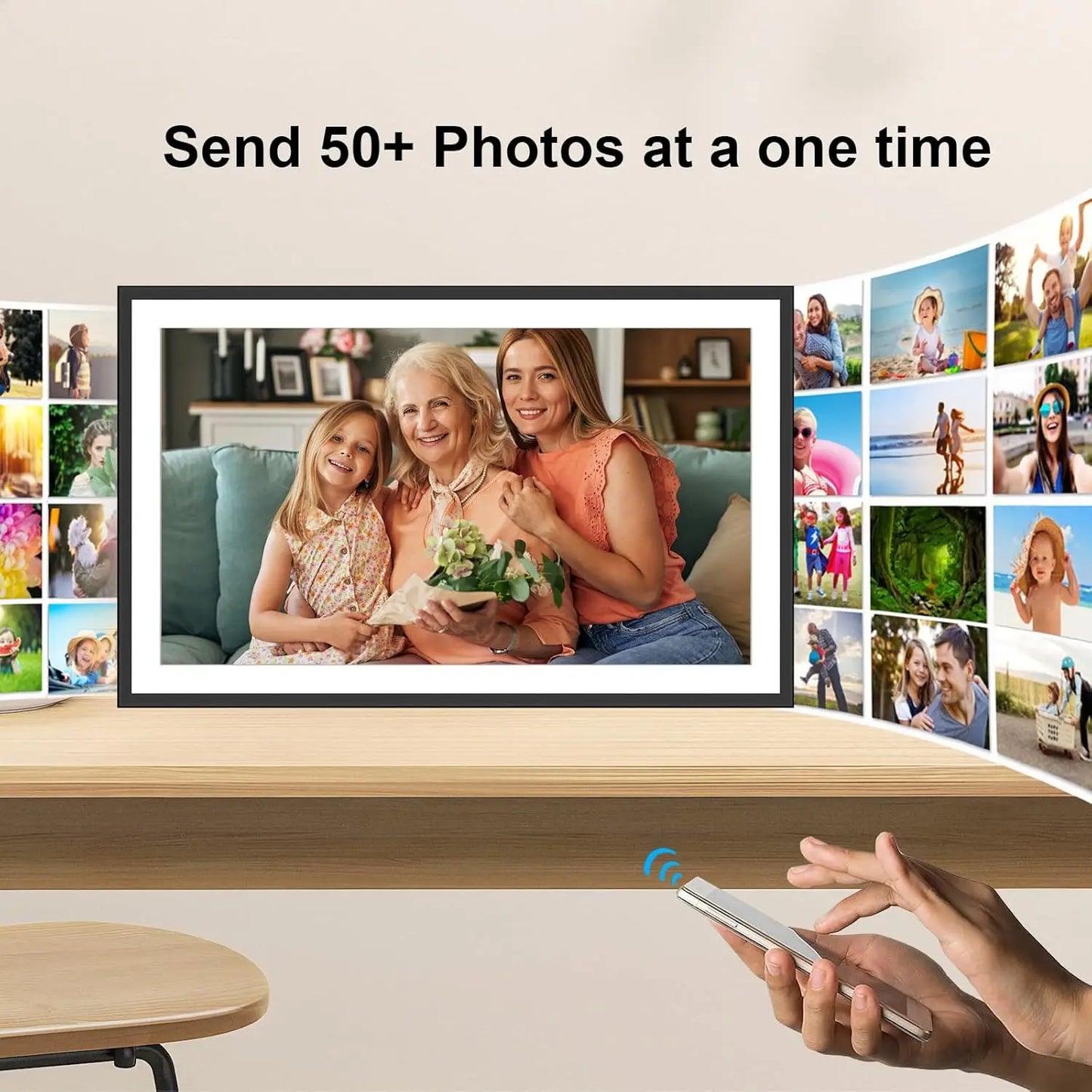 SSA 32GB WiFi Digital Photo Frame Full HD Touch Screen