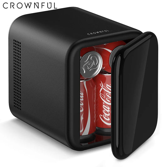 Crownful Mini Fridge for Beauty and Skincare Portable Car and Home