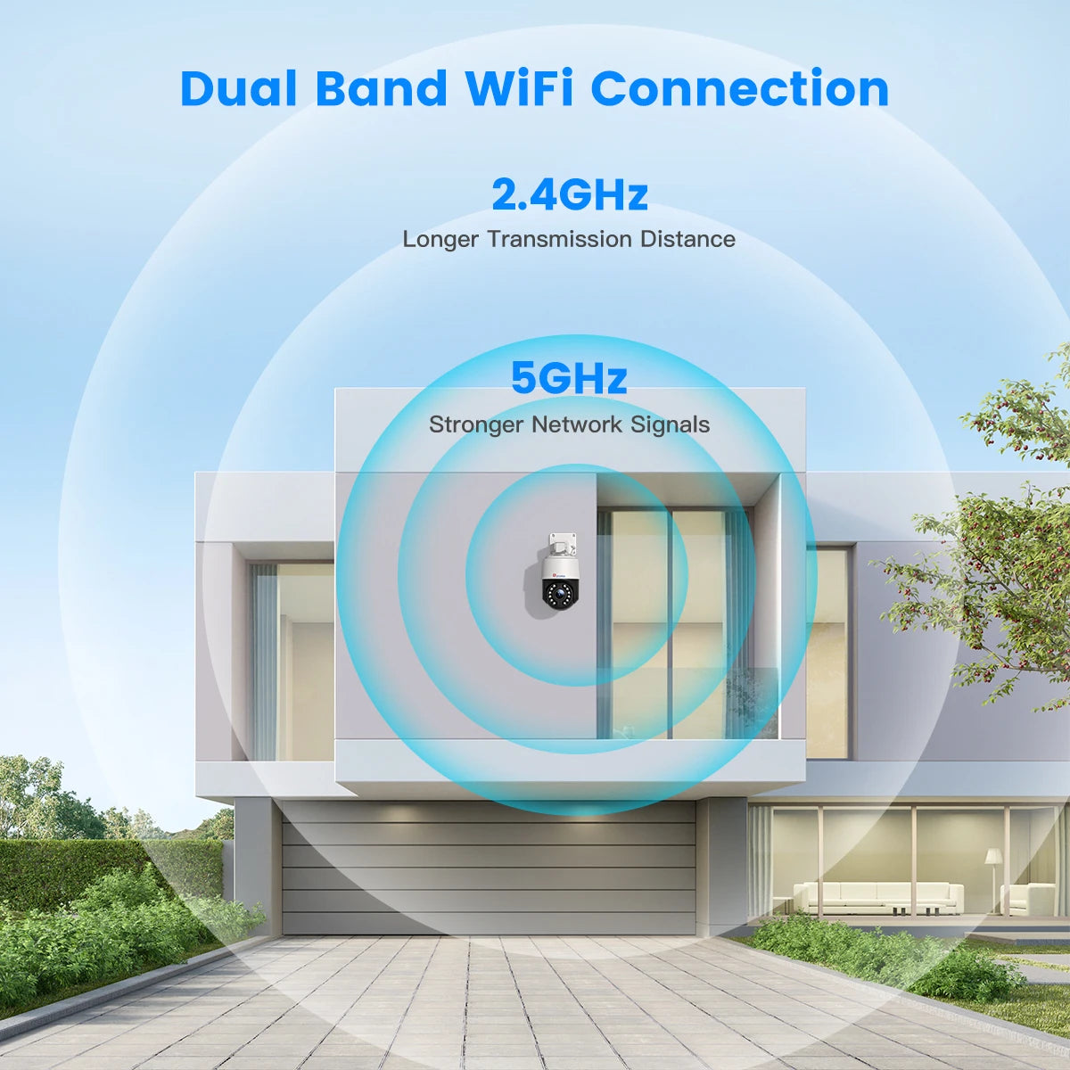 Ctronics 4K 8MP Outdoor WiFi Surveillance Camera With Auto Tracking