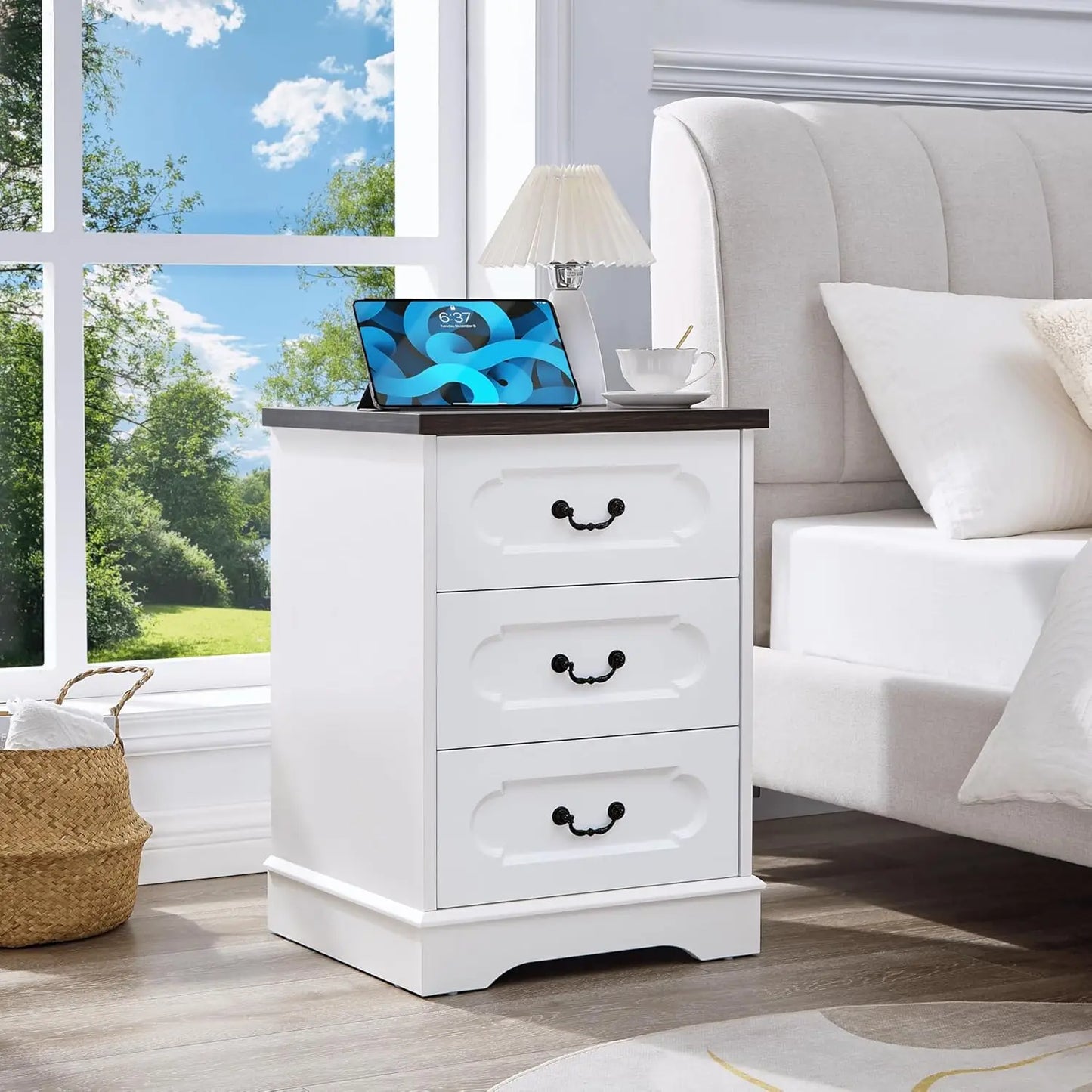 Farmhouse Cherry Wood Dresser Chest Of Drawers Rustic Style
