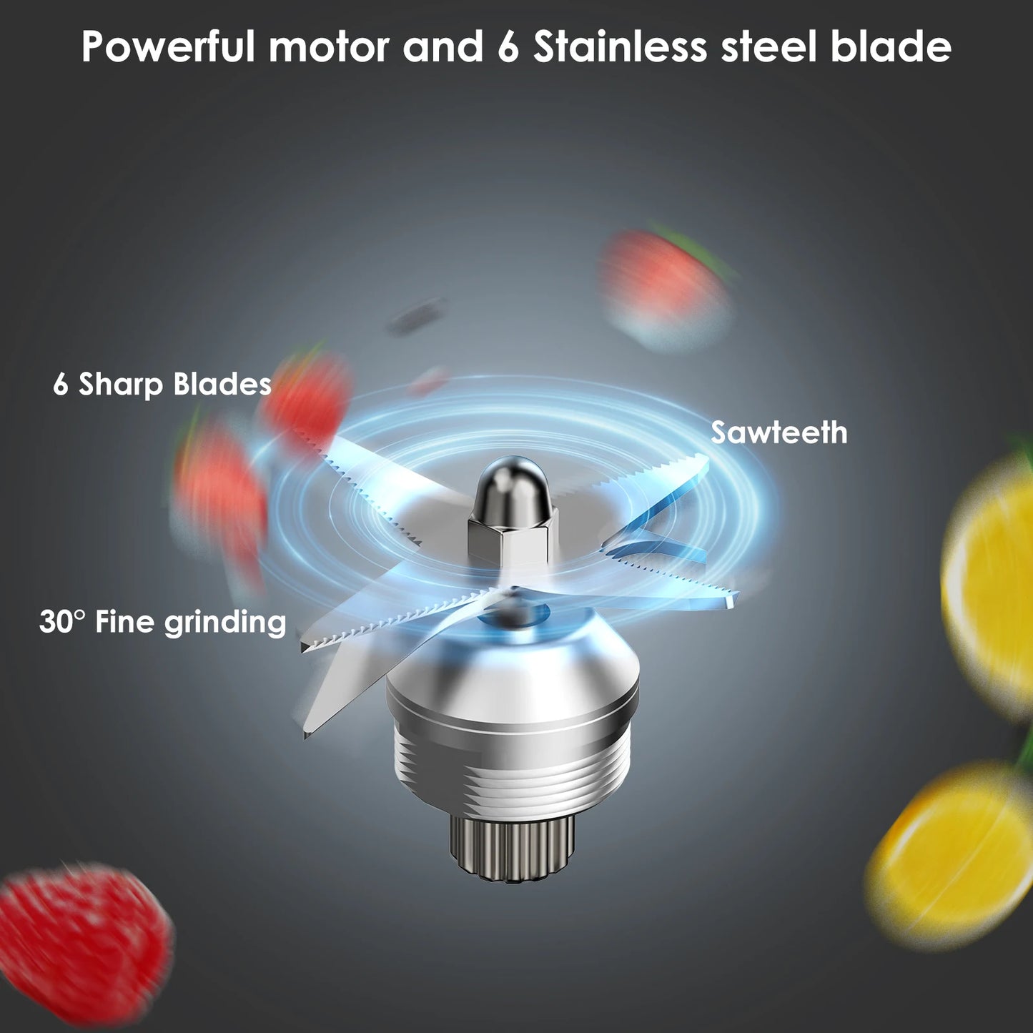 Biolomix BPA Free 3HP 2200W Commercial Blender Mixer Juicer