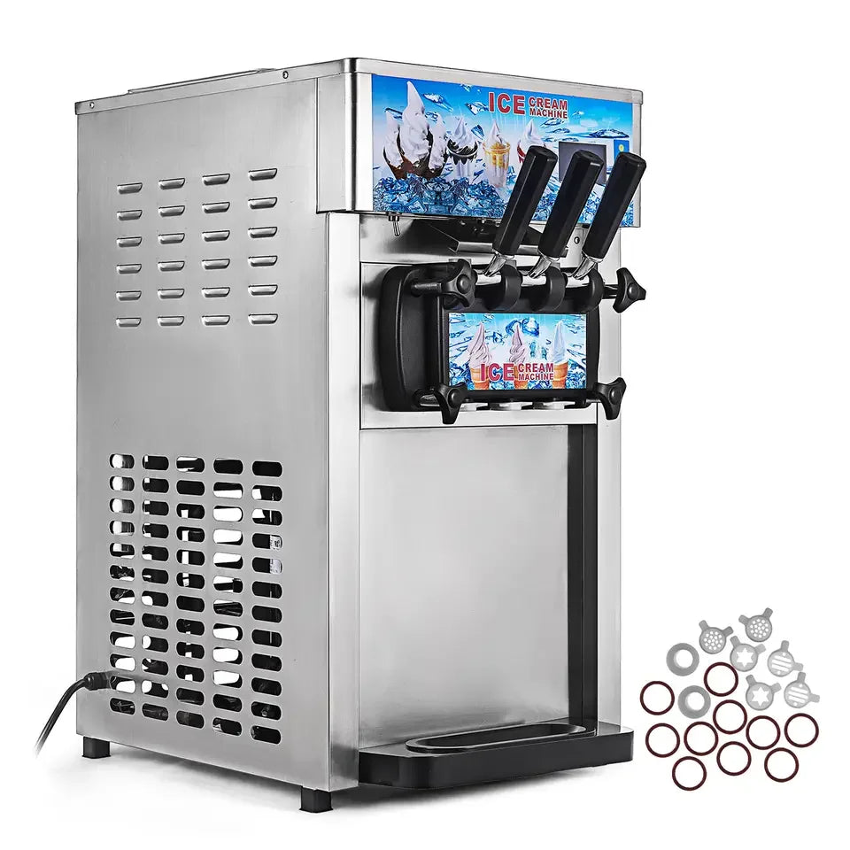 XMSJ Commercial Ice Cream Machine Soft Serve Freezer