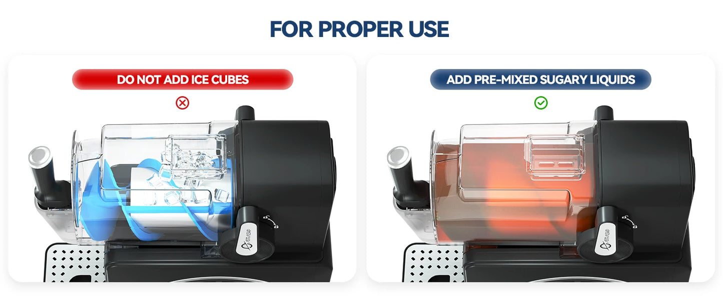 Astralship Slushie Machine With 6 Presets And Smart Temp Control