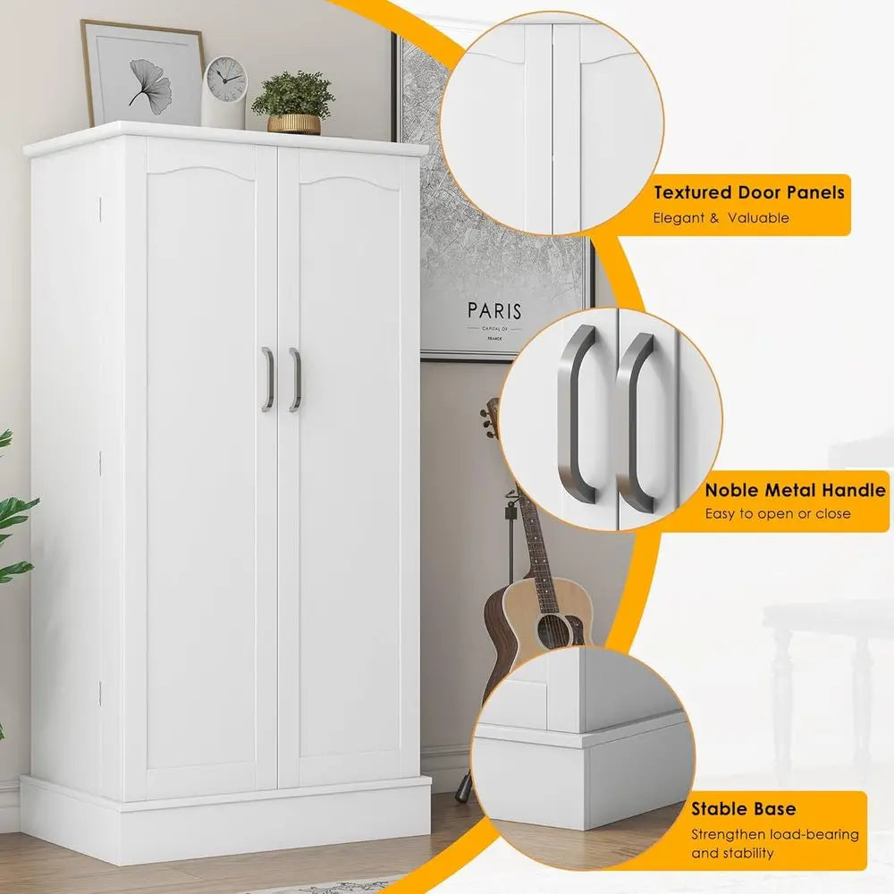 RBX Pantry Cabinet With Adjustable Shelves And Doors