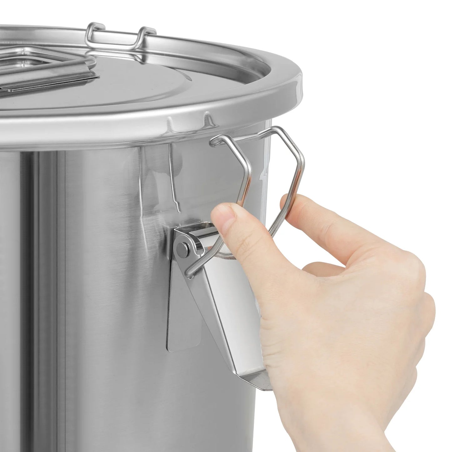 Bymaocar Stainless Steel Cereal Storage Container Airtight Durable