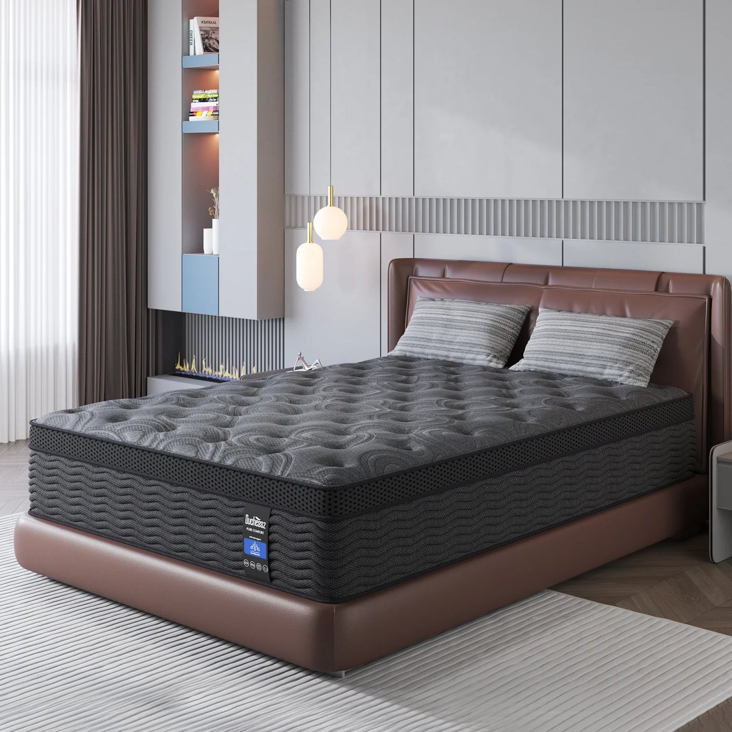 Sweetlove Hybrid Memory Foam Mattress In A Box Medium Firm