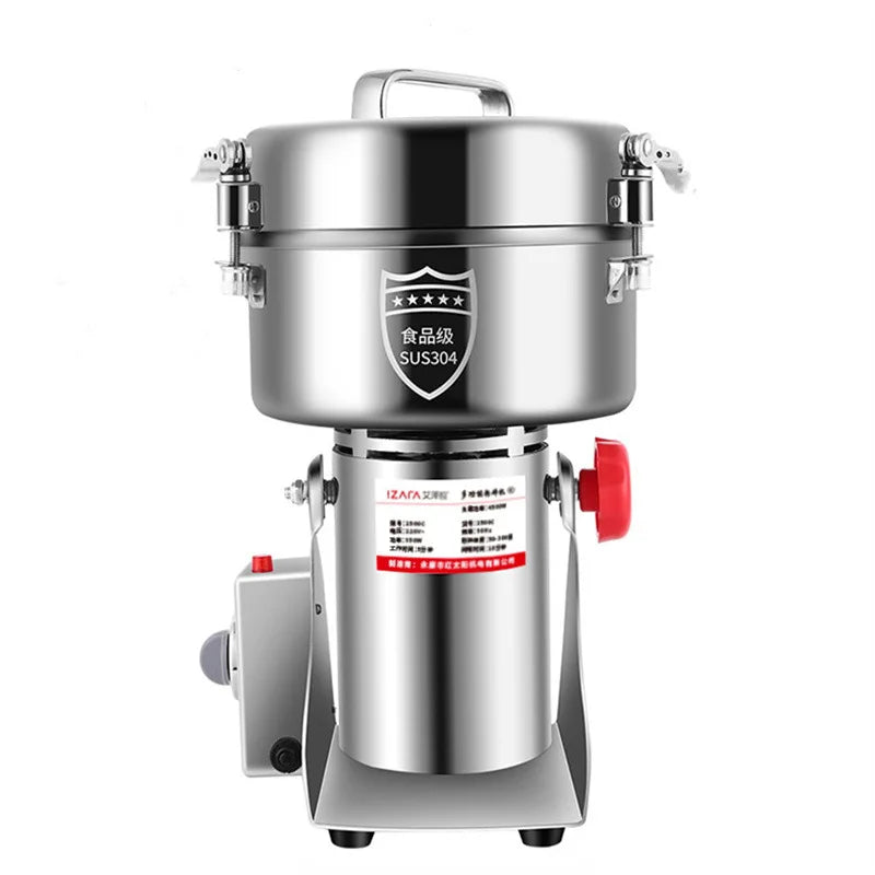 2500A 4500W Powder Grinder For Herbs Spices Grains Cereals