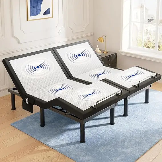 Tami T600 Split King Adjustable Bed Frame With Massage Remote