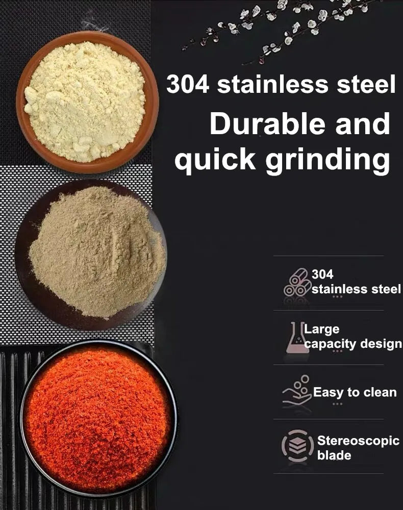 2500A 4500W Powder Grinder For Herbs Spices Grains Cereals