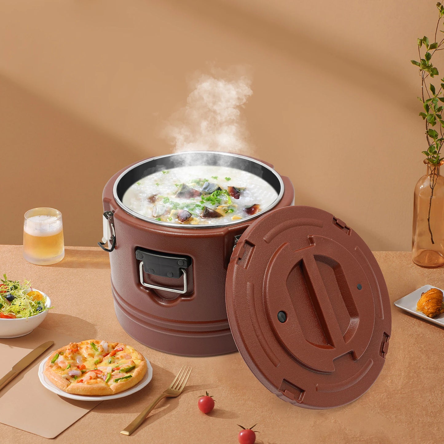 Stainless Steel Commercial Food Warmer Insulated Carrier