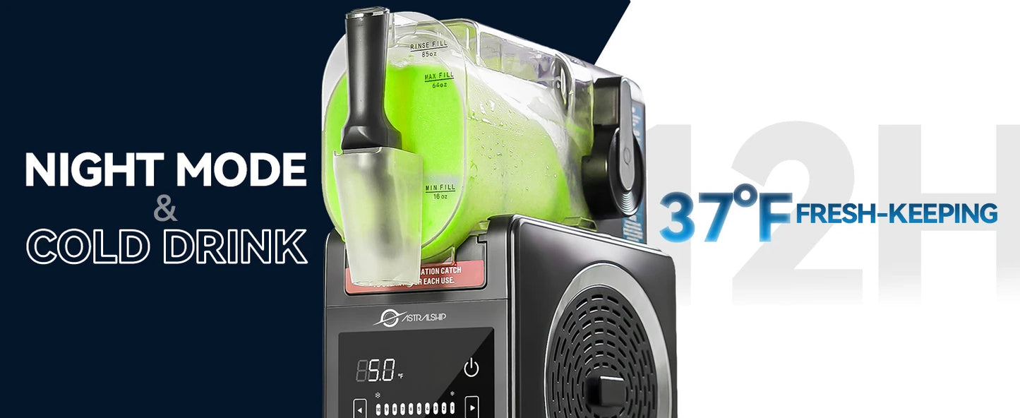 Astralship Slushie Machine With 6 Presets And Smart Temp Control