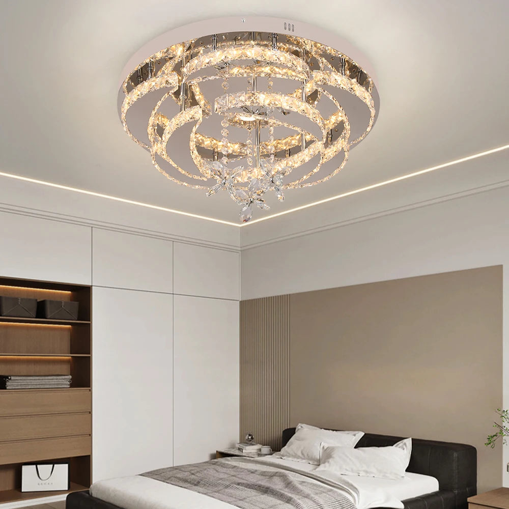 VETRULUS Luxury K9 Crystal Chandelier Modern Ceiling Lamp