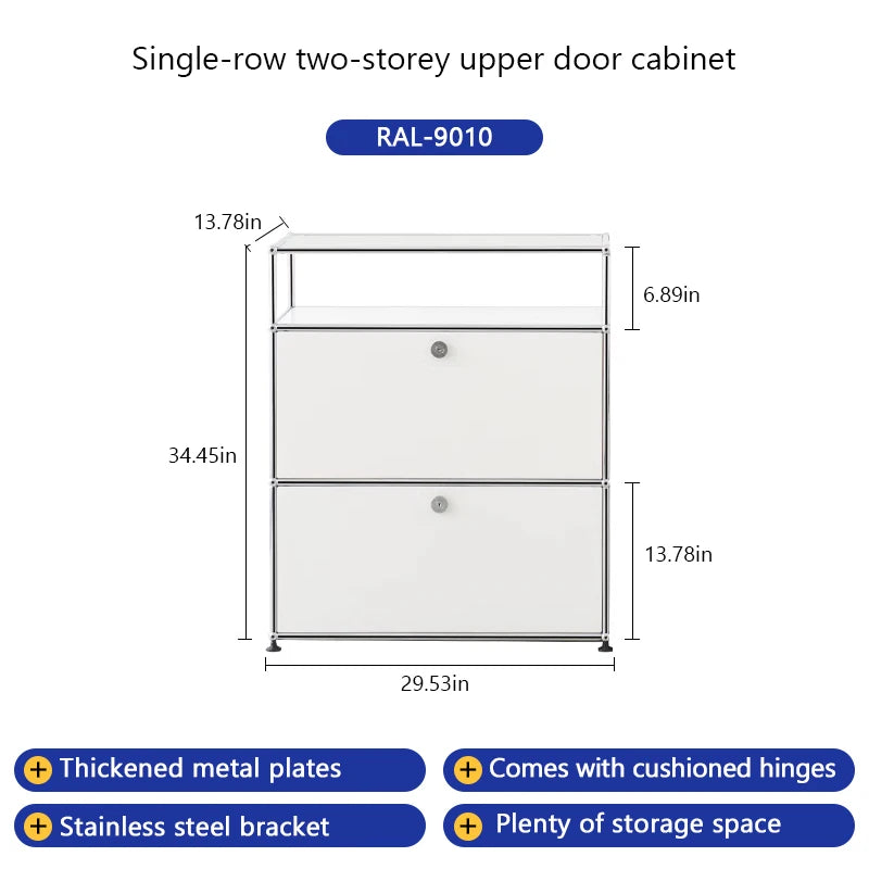 Bigcityfur TV Stand Storage Cabinet For Living Room