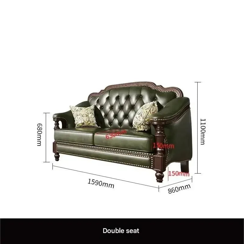 Leather Sofa Set With Armchair And Recliner For Living Room