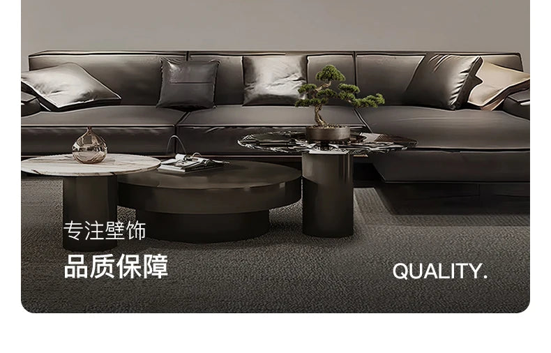 Minimalist Wall Clock With Quartz Mechanism For Living Room Decor
