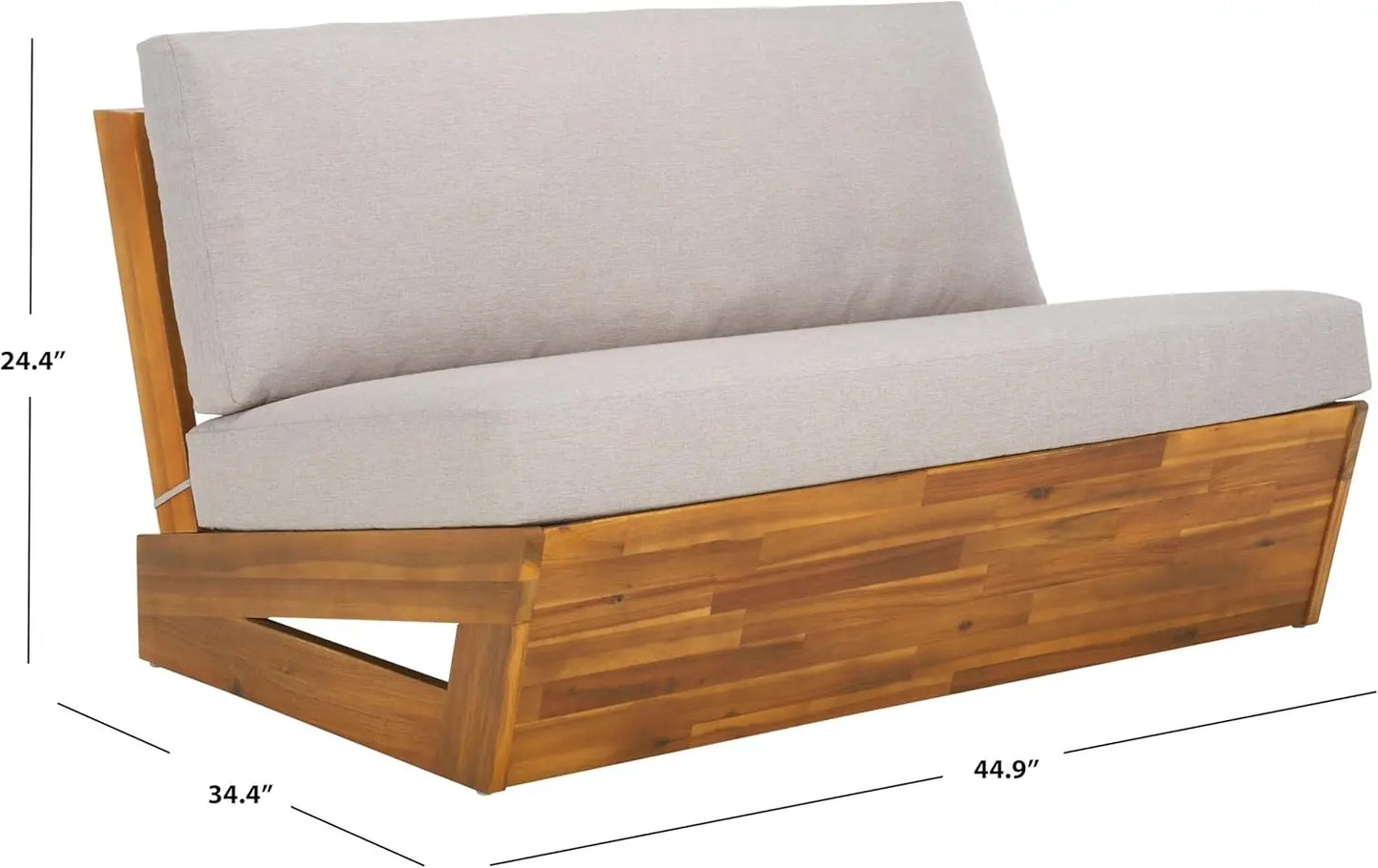 Outdoor Collection Dune Solid Wood Garden Two Seat Sofa