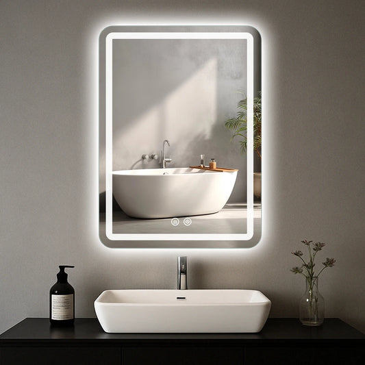 MYGIIVOVO Led Backlit Fogless Bathroom Vanity Mirror Demister