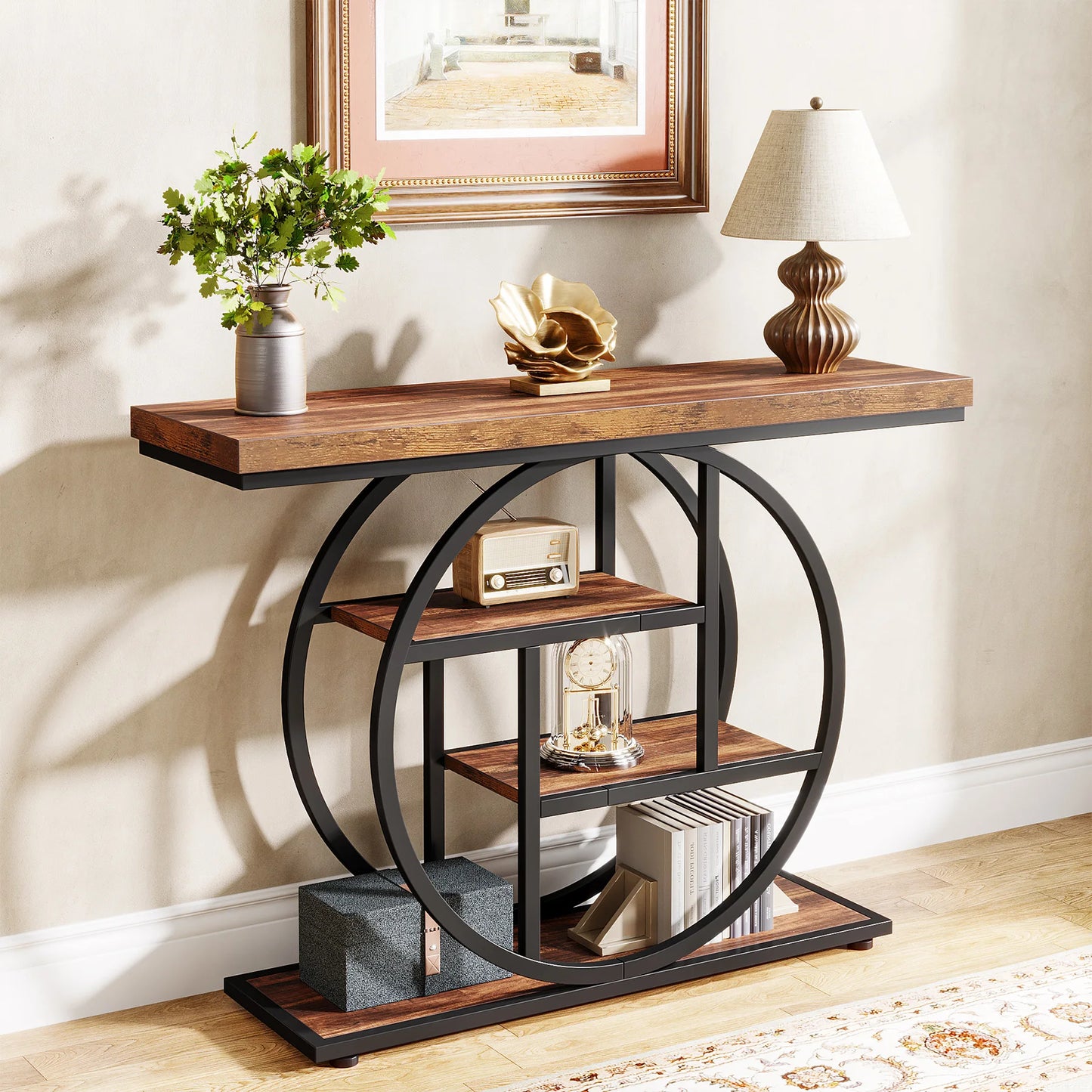 Tribesigns Four Tier Console Table For Entryway Living Room