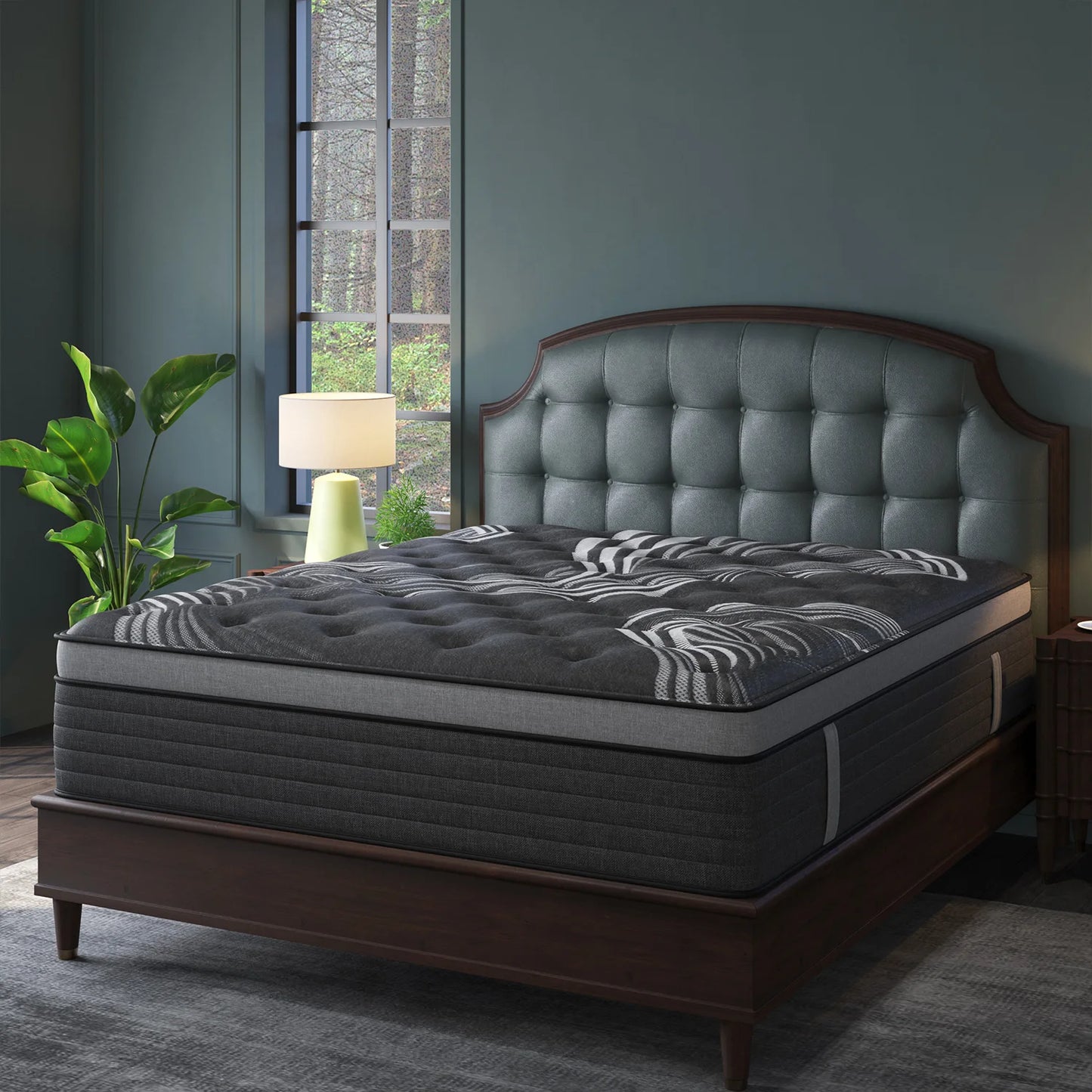 Sweetlove Euro Top Hybrid Mattress In A Box With Motion Isolation Memory Foam