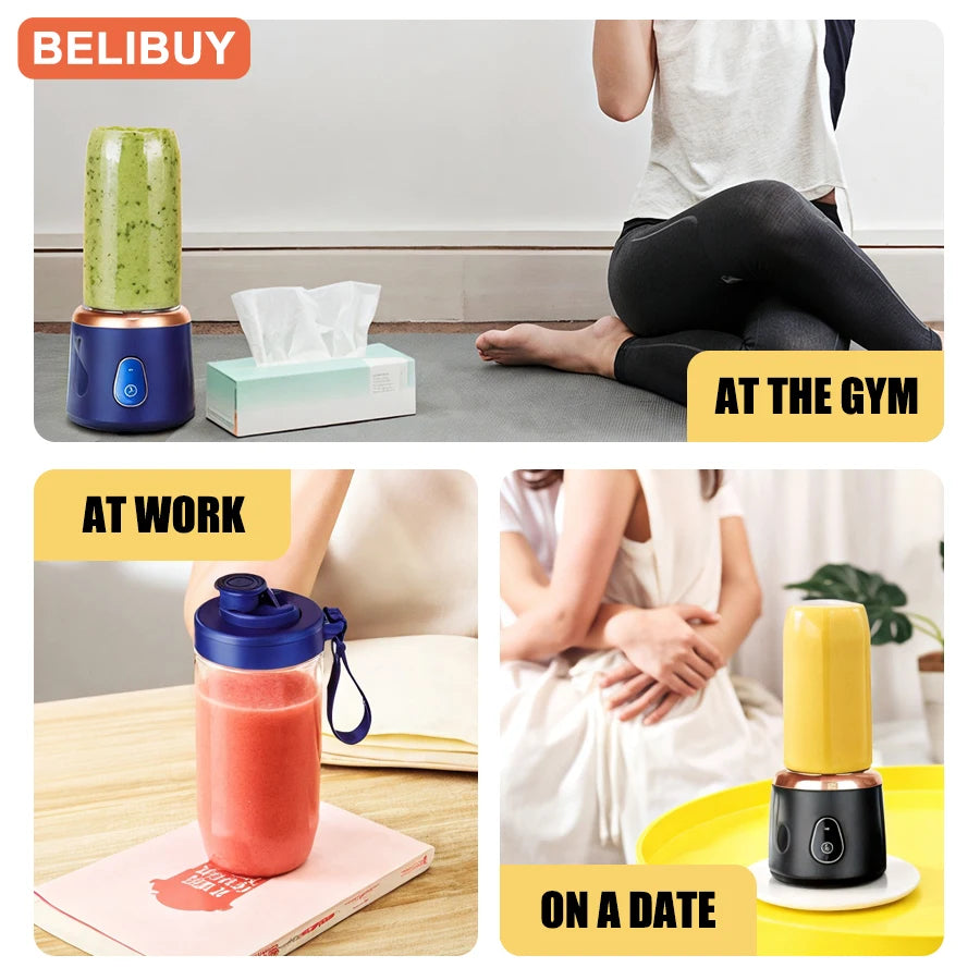 Portable USB Rechargeable Juicer Blender Fruit Juicing Cup