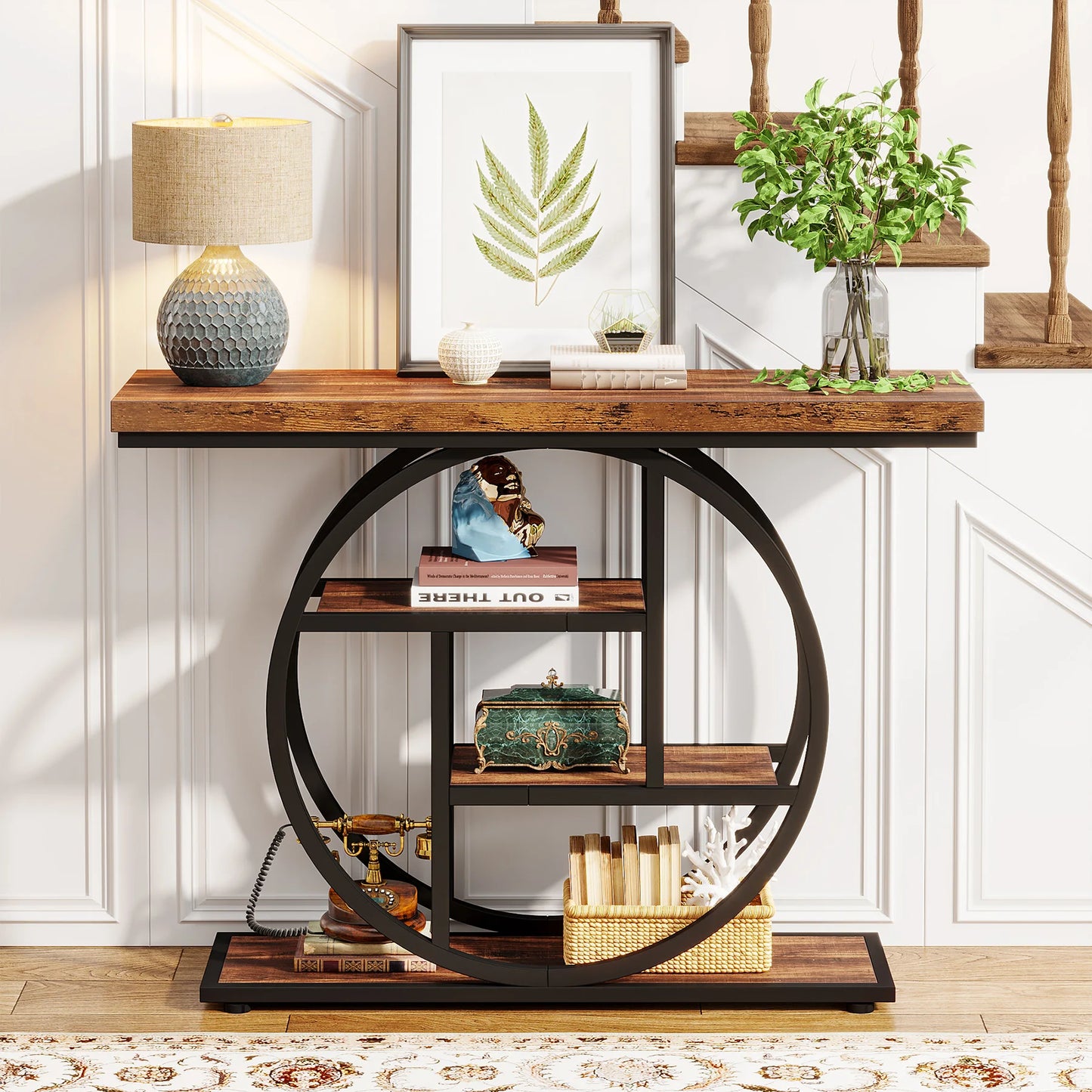 Tribesigns Four Tier Console Table For Entryway Living Room