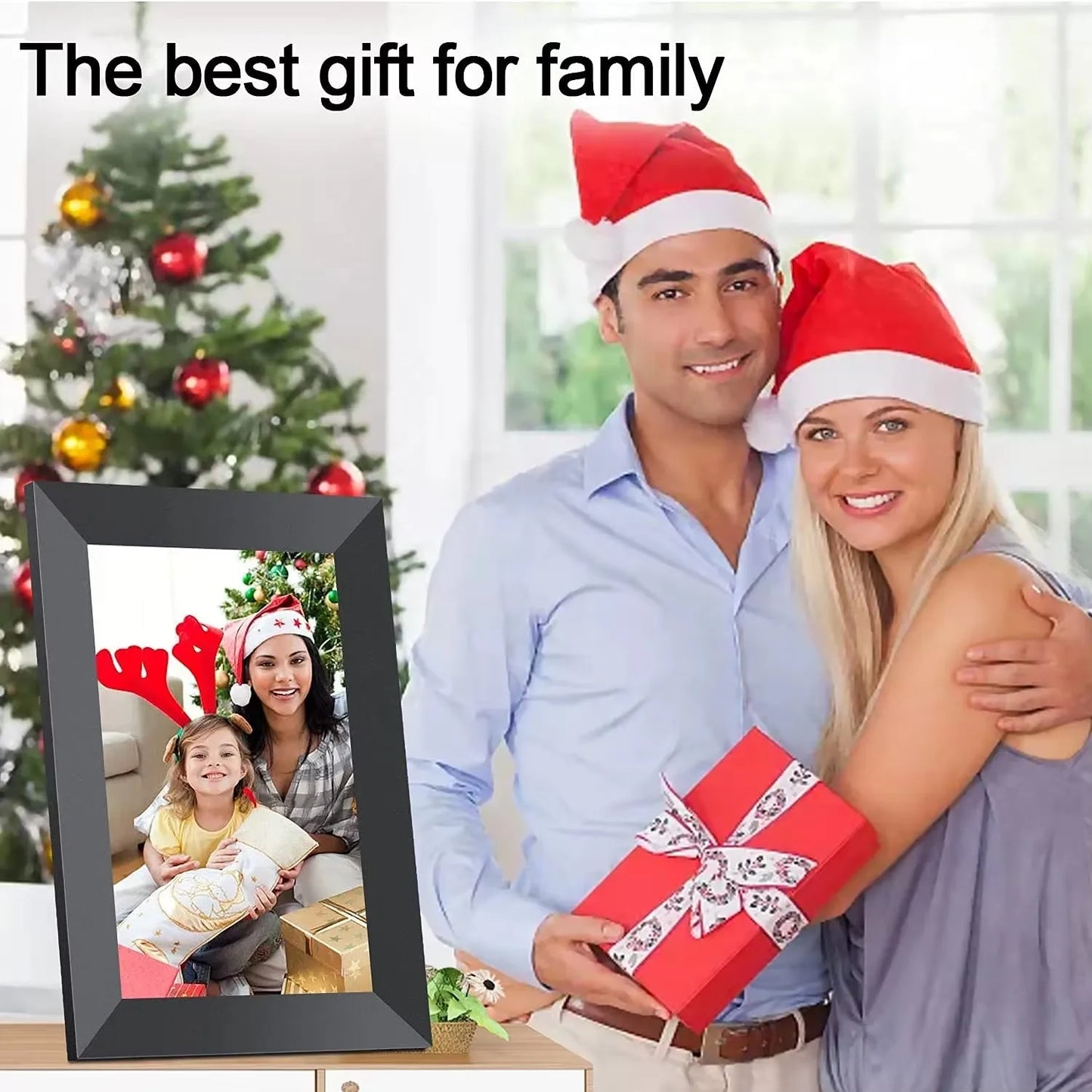 Yenock 32GB WiFi Digital Photo Frame 1280x800 IPS Touch Screen