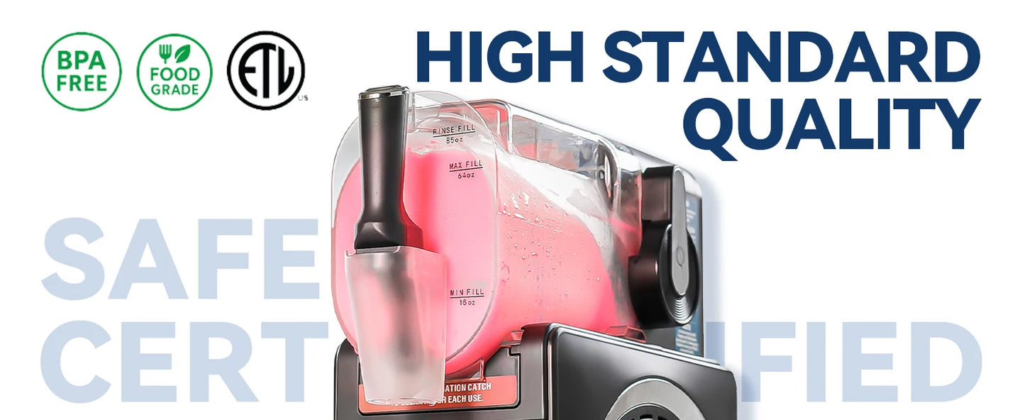 Astralship Slushie Machine With 6 Presets And Smart Temp Control
