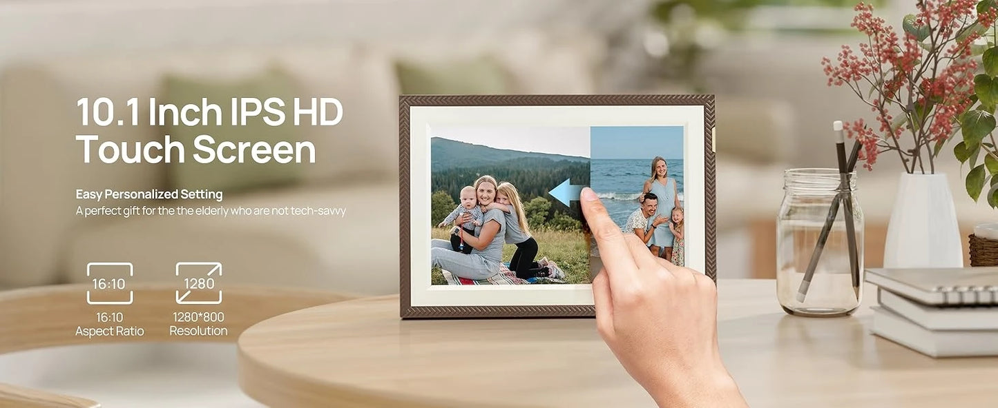 Arzopa WiFi Touch Digital Photo Frame 32GB HD Cloud Smart