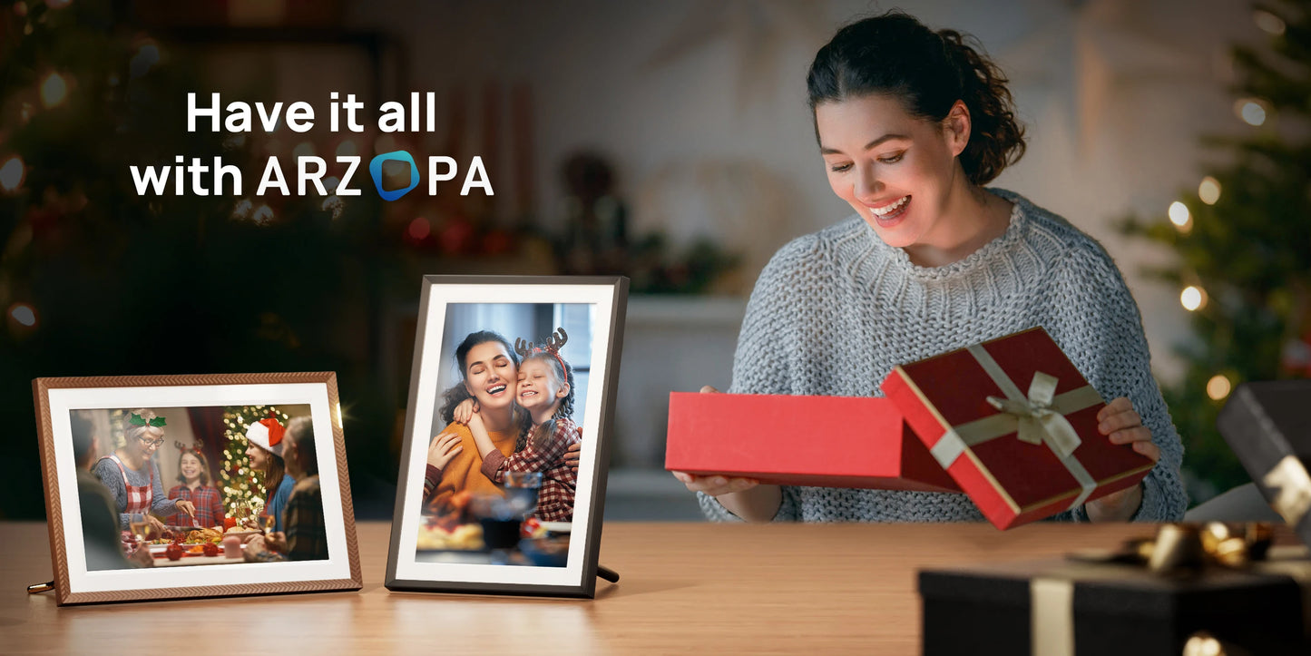 Arzopa WiFi Touch Digital Photo Frame 32GB HD Cloud Smart