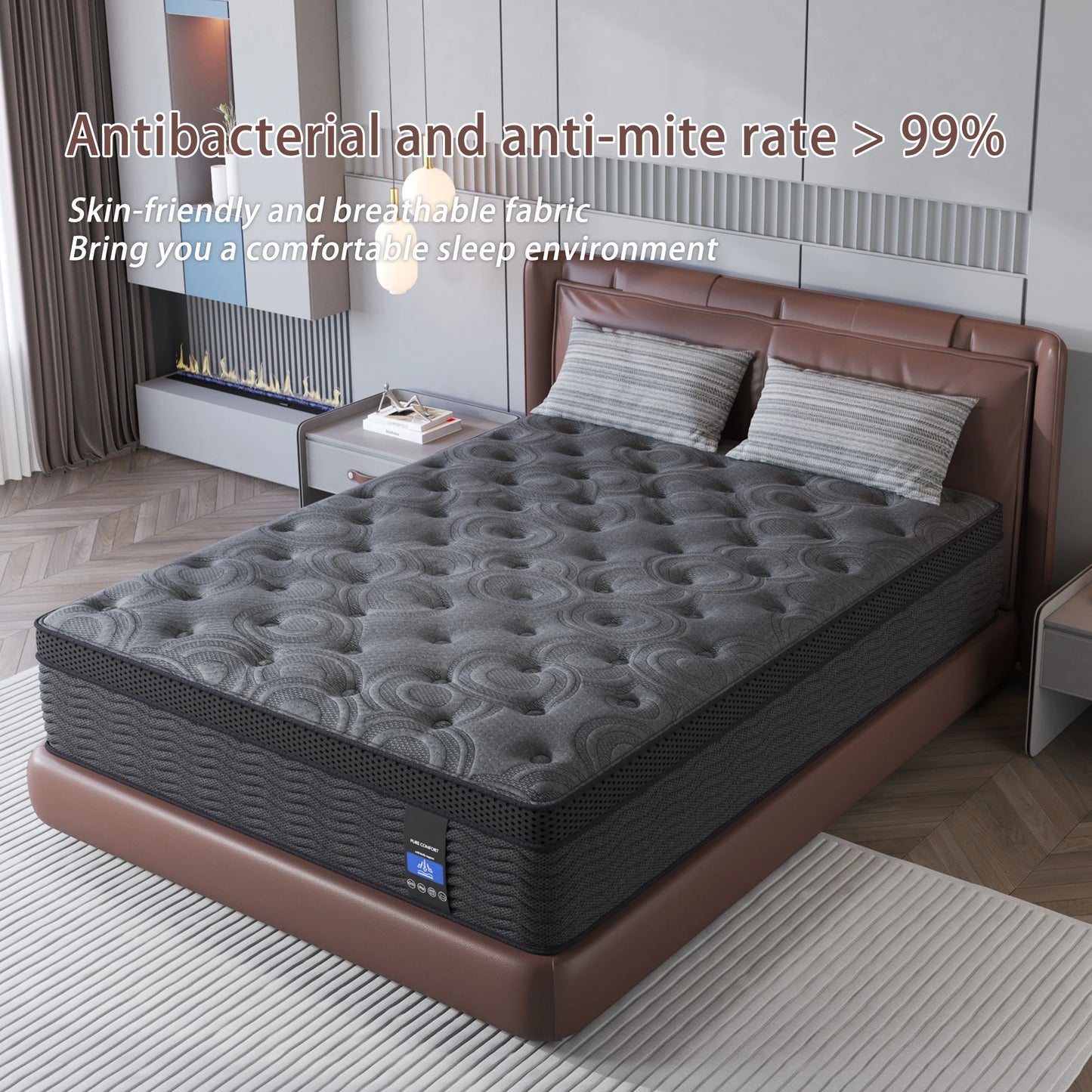 Sweetlove Hybrid Memory Foam Mattress In A Box Medium Firm