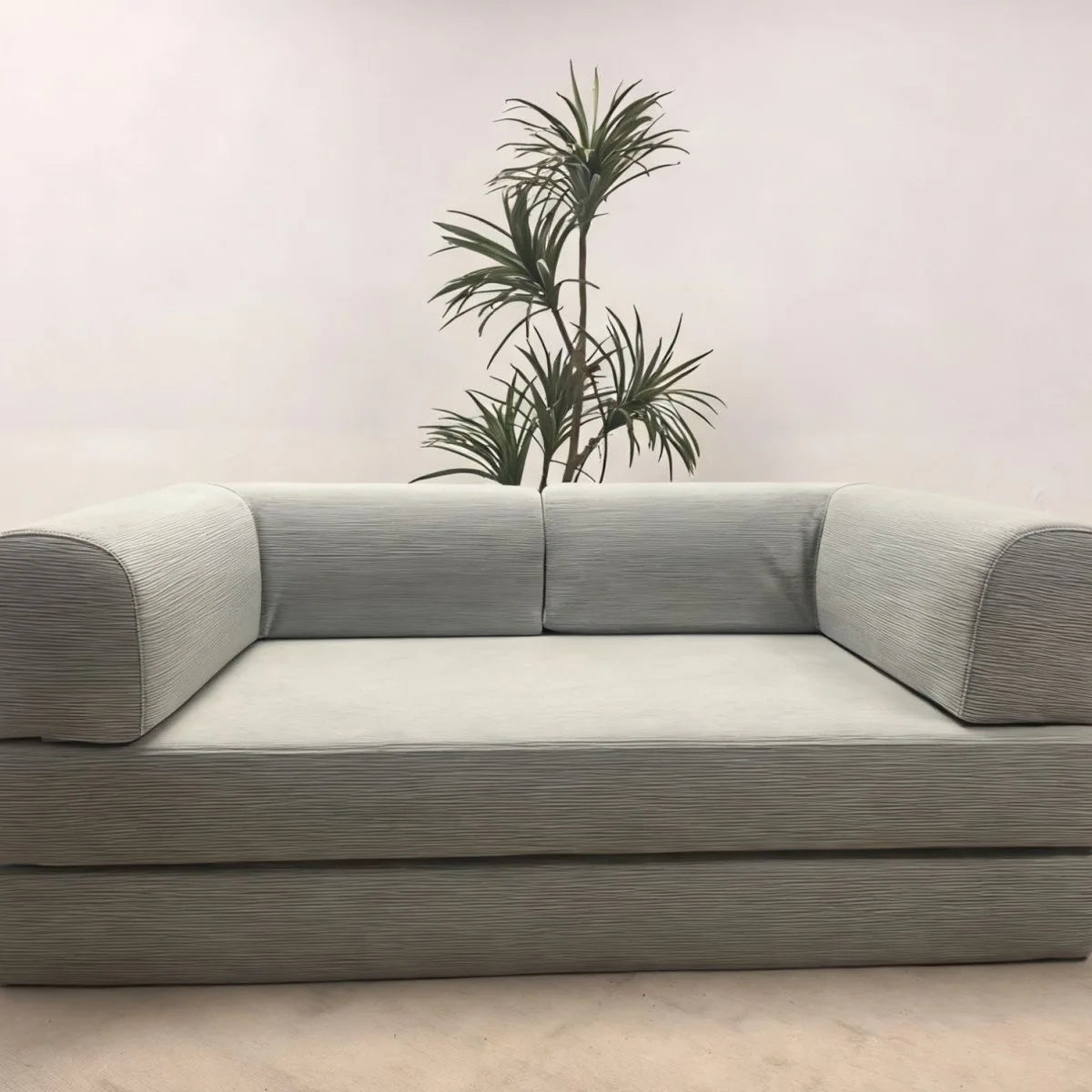 NONECN Italian Corduroy Sofa Bed Minimalist Modular Lounge