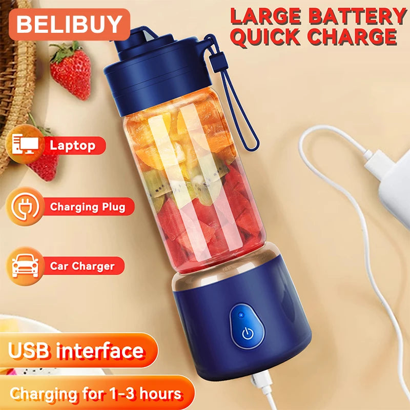Portable USB Charging Electric Juicer For Citrus Fruits