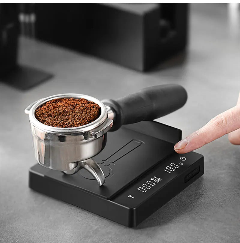 MHW-3BOMBER Coffee Scale With Timer, Rechargeable, 0.1g Precision