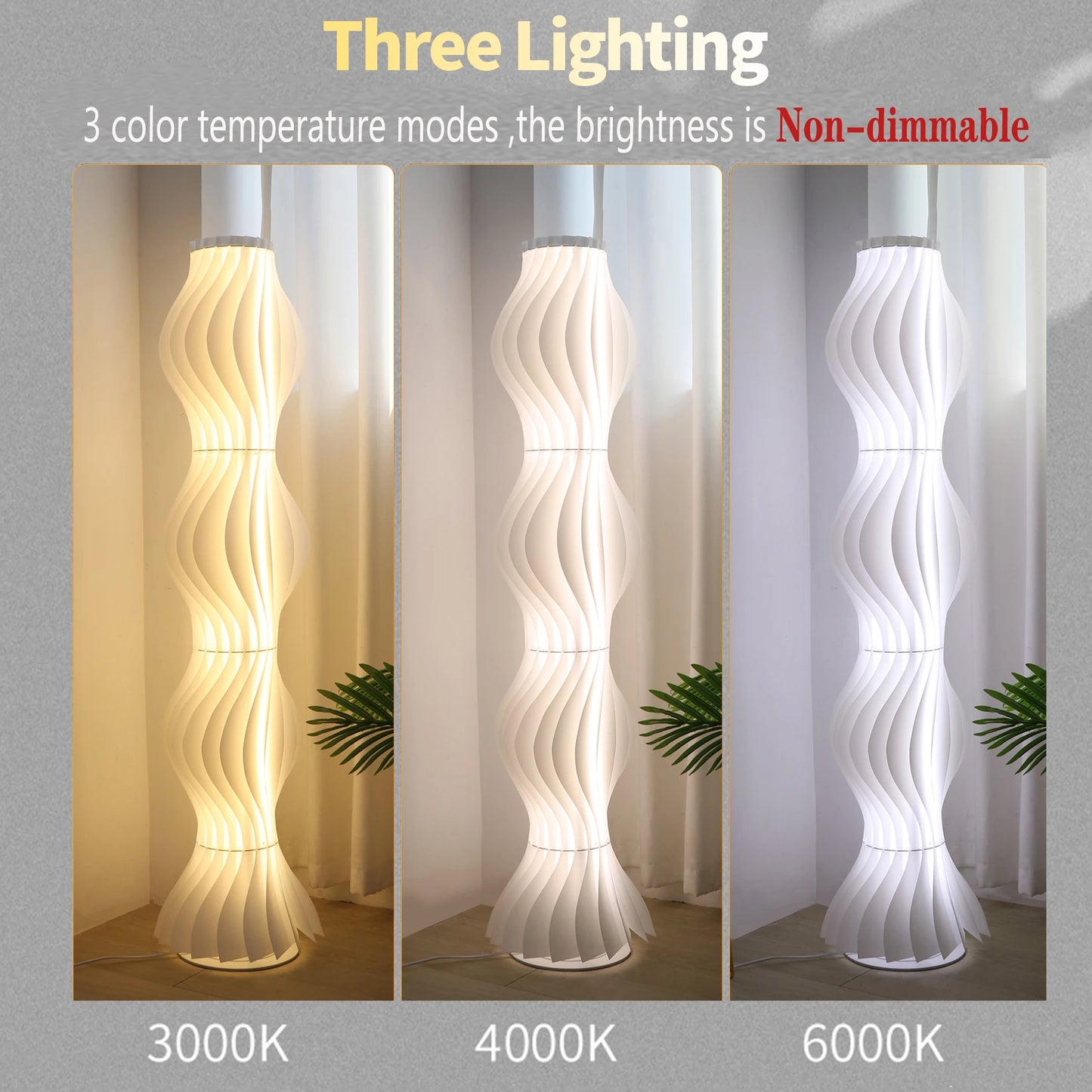 LUVODI LED Floor Lamp Dimmable Standing Corner Lighting