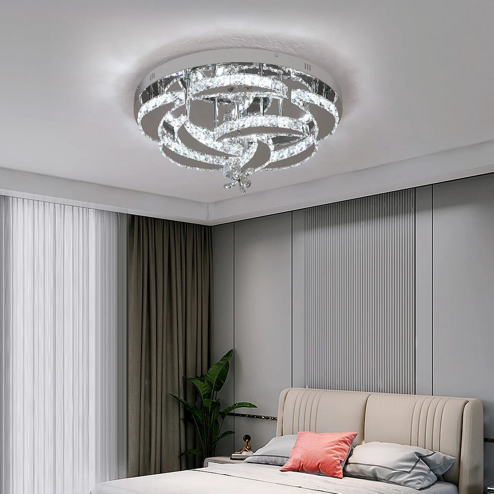 VETRULUS Luxury K9 Crystal Chandelier Modern Ceiling Lamp