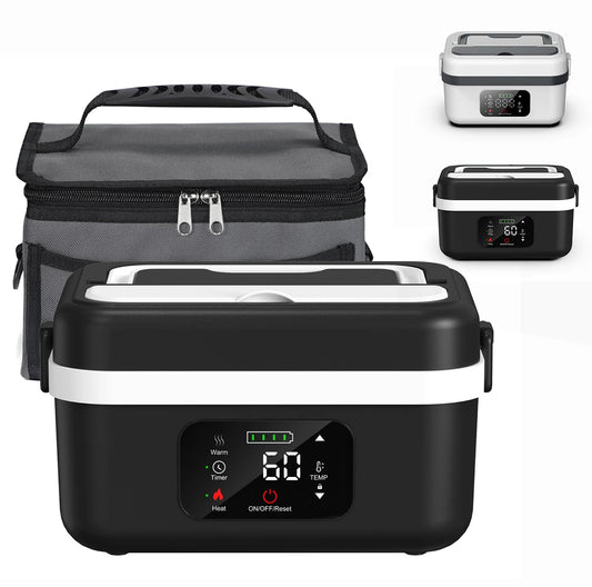 Wireless Electric Insulated Lunch Box With 8000mAh Battery 60W Heating