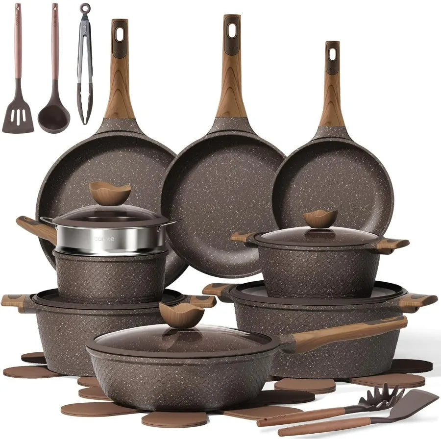 Pots And Pans Set Nonstick Induction Cookware 26 Piece