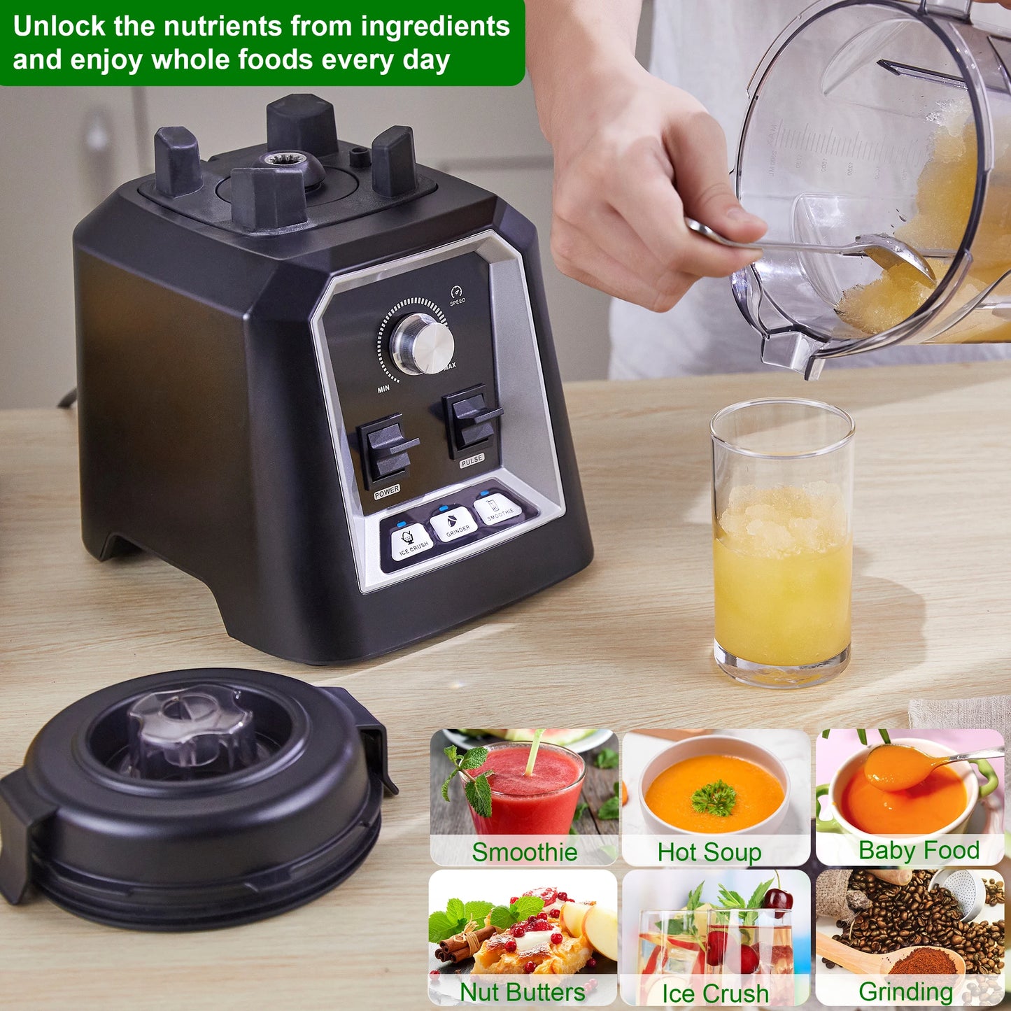 Biolomix Automatic Program Blender Pro 2L Smoothie Processor