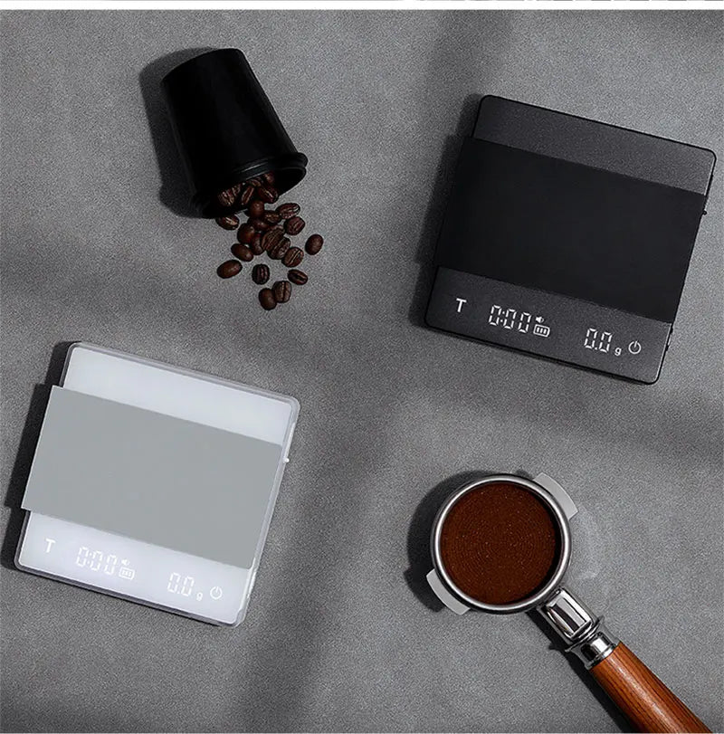 MHW-3BOMBER Coffee Scale With Timer, Rechargeable, 0.1g Precision