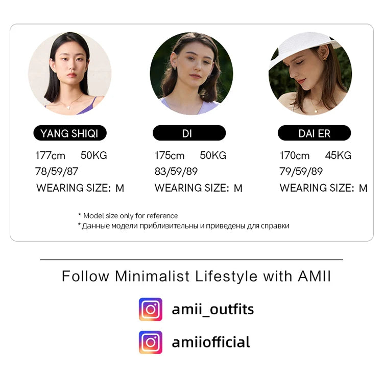 AMIICN Minimalism Women Sweater Slim Fit Turtleneck Warm Knit