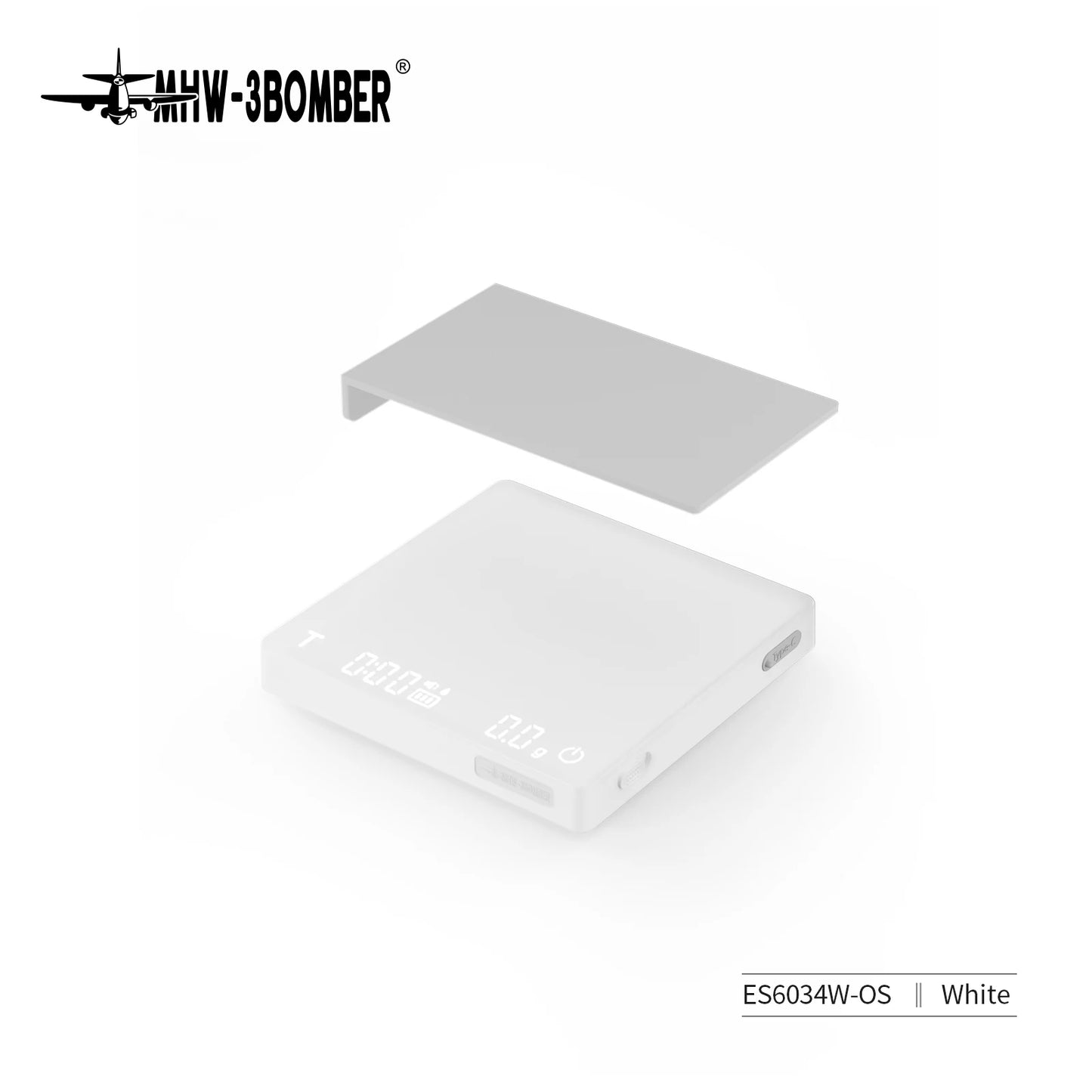 MHW-3BOMBER Coffee Scale With Timer, Rechargeable, 0.1g Precision