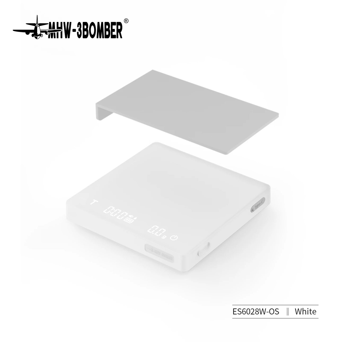 MHW-3BOMBER Coffee Scale With Timer, Rechargeable, 0.1g Precision