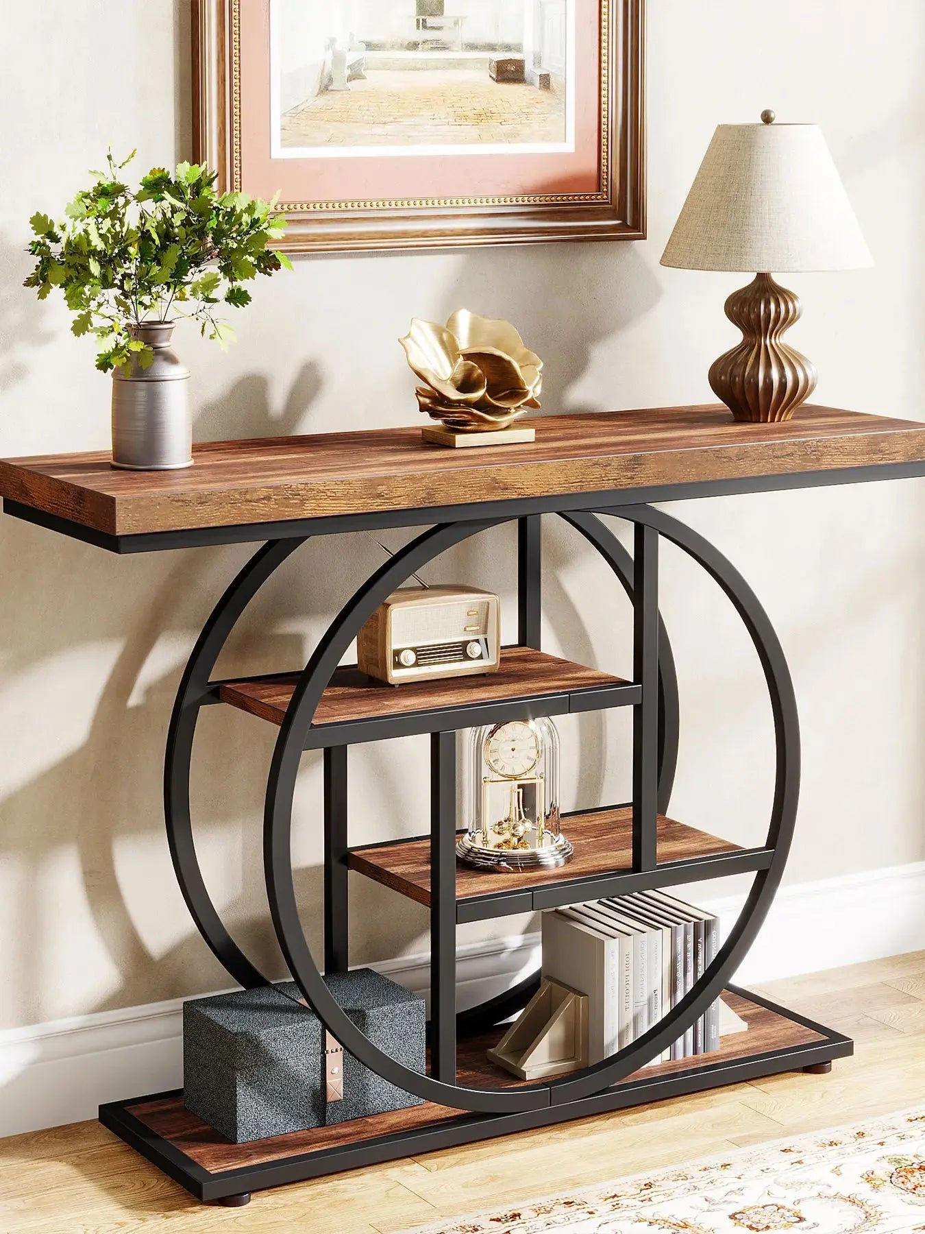 Tribesigns Four Tier Console Table For Entryway Living Room