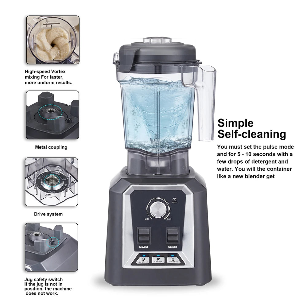 Biolomix Automatic Program Blender Pro 2L Smoothie Processor